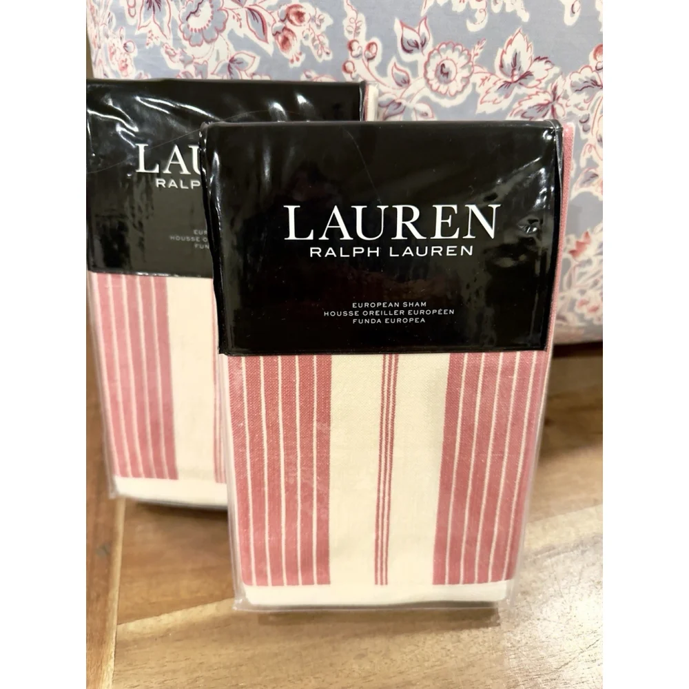 Ralph Lauren Maddie Floral King Comforter Set Maddie Stripe Euro Shams 5 Pieces